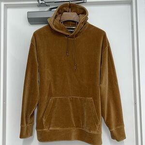 Thick Corduroy Caramel Hoodie Express Men's Medium